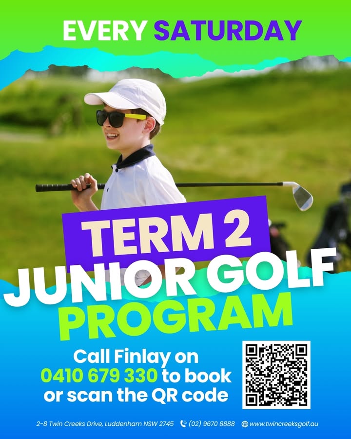 Featured image for “Book Term 2 Junior Golf Program at Twin Creeks Golf”