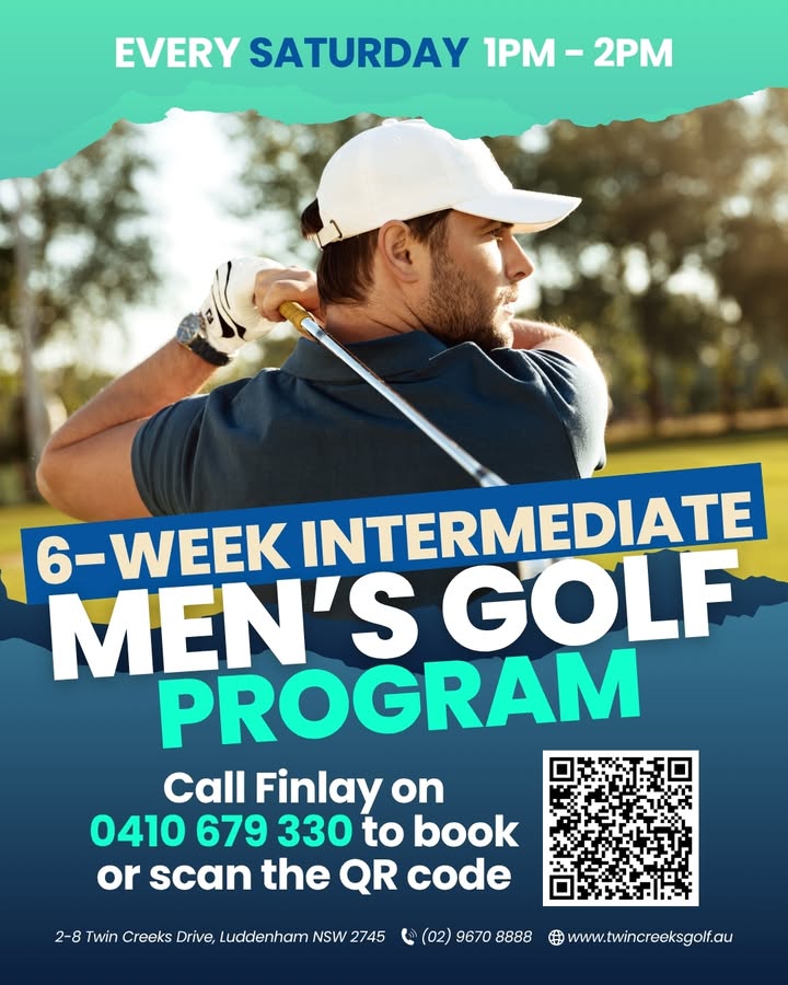 Featured image for “6-Week Intermediate Men’s Golf Program at Twin Creeks Golf”