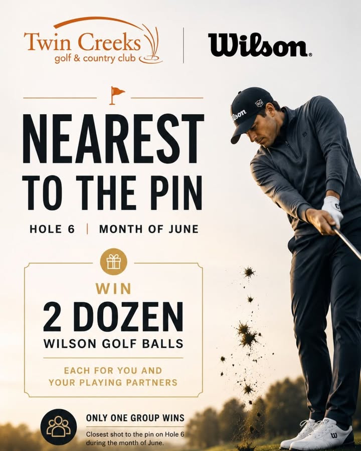 Featured image for “Closest to the Pin Competition on the 6th Hole at Twin Creeks Golf”