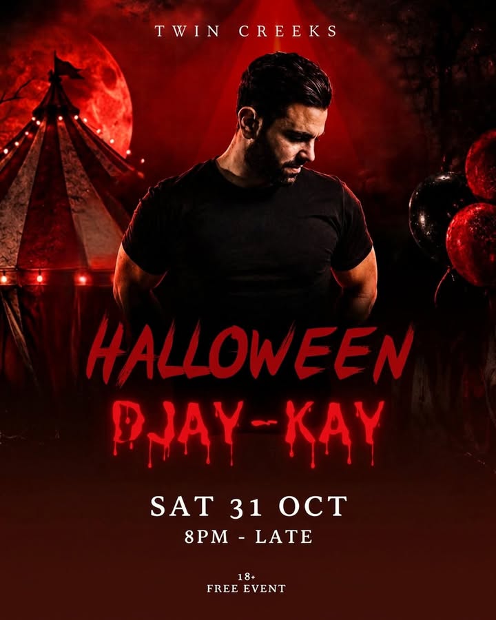 Featured image for “Halloween Night with DJAY-KAY at Twin Creeks Golf”
