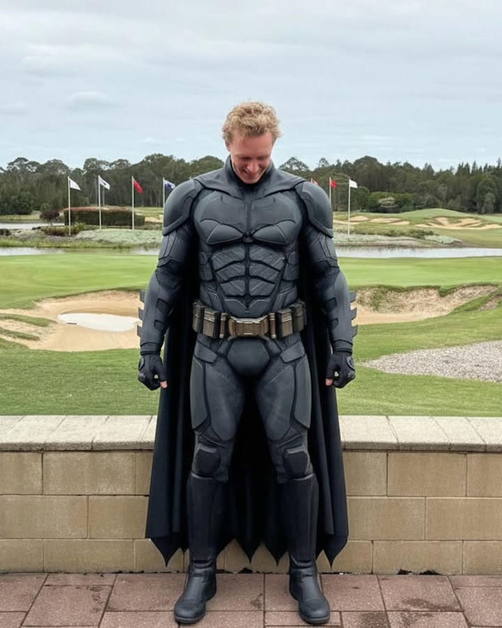 Featured image for “Batman Arrives Early for Halloween at Twin Creeks Golf”